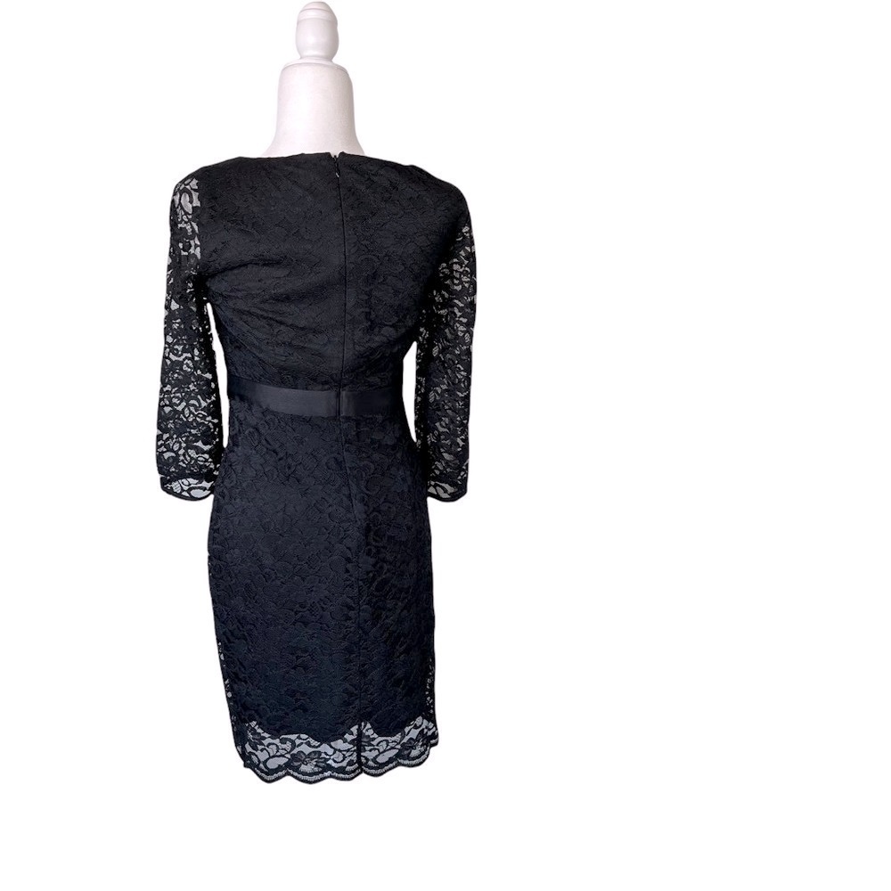 The Limited Lace Sheath Black Dress in Size 4 - Picture 3 of 13